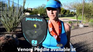 Silver Medalist Rachel Kroog Plays with the Venom Pickleball Paddle