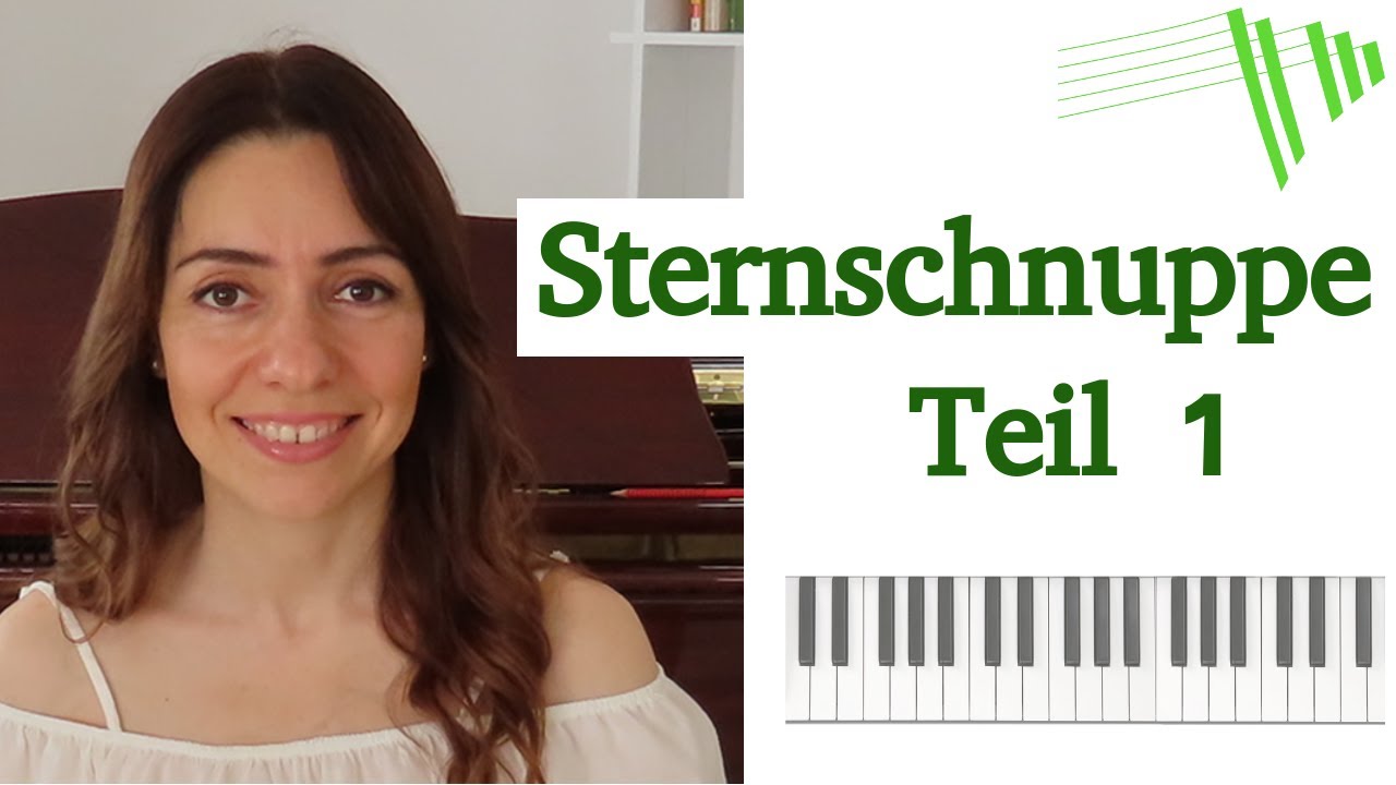 Die Sternschnuppe - Teil 1 / #klavierlernen mit HOBBY-PIANO