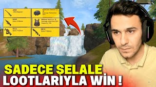 Sadece Şelale Lootlari İle Wi̇n Almaya Çaliştim Pubg Mobi̇le Bayraen