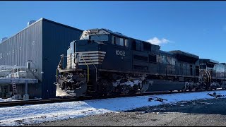 NS Double Stack Going by the Cannabis Building