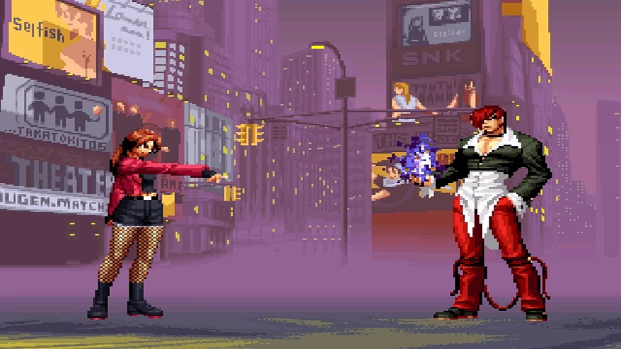 Mugen Kof Aoi Kusanagi Vs Iori Yagami 草薙葵vs 八神庵 Youtube