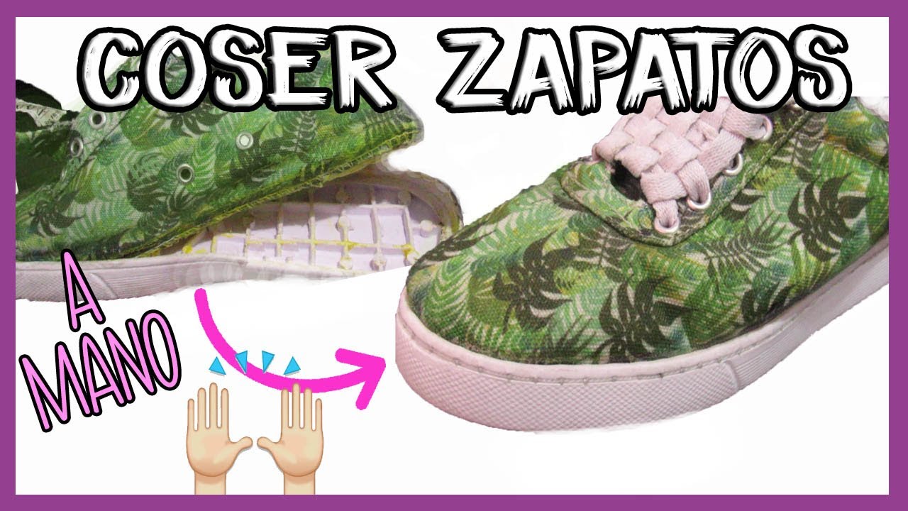 Coser zapatos 👟 a mano tutorial [Fácil, rápido y barato] LATIN DIY
