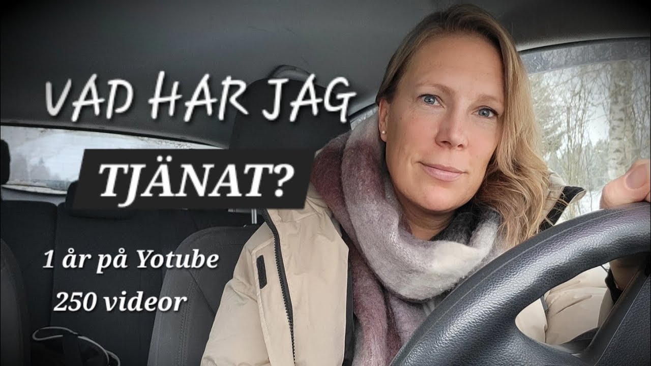 Ett år på YouTube - vad har jag förtjänat? 