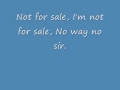 Michael Combs Not for Sale with lyrics