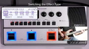 GT-1B Quick Start chapter4 : Effect Edit