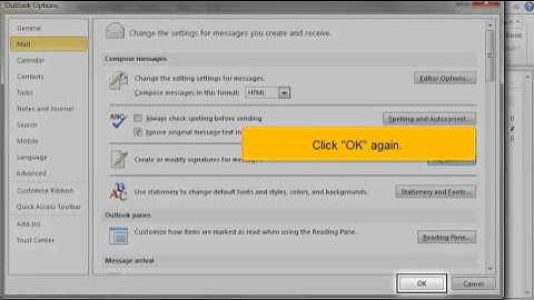 How to setup an email signature in Outlook 2010