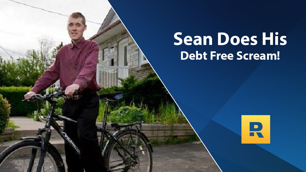 Sean Cooper Does His Debt Free Scream! Sean Cooper Does His Debt Free Scream!