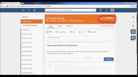 Edmodo Training -- Creating and Joining Groups
