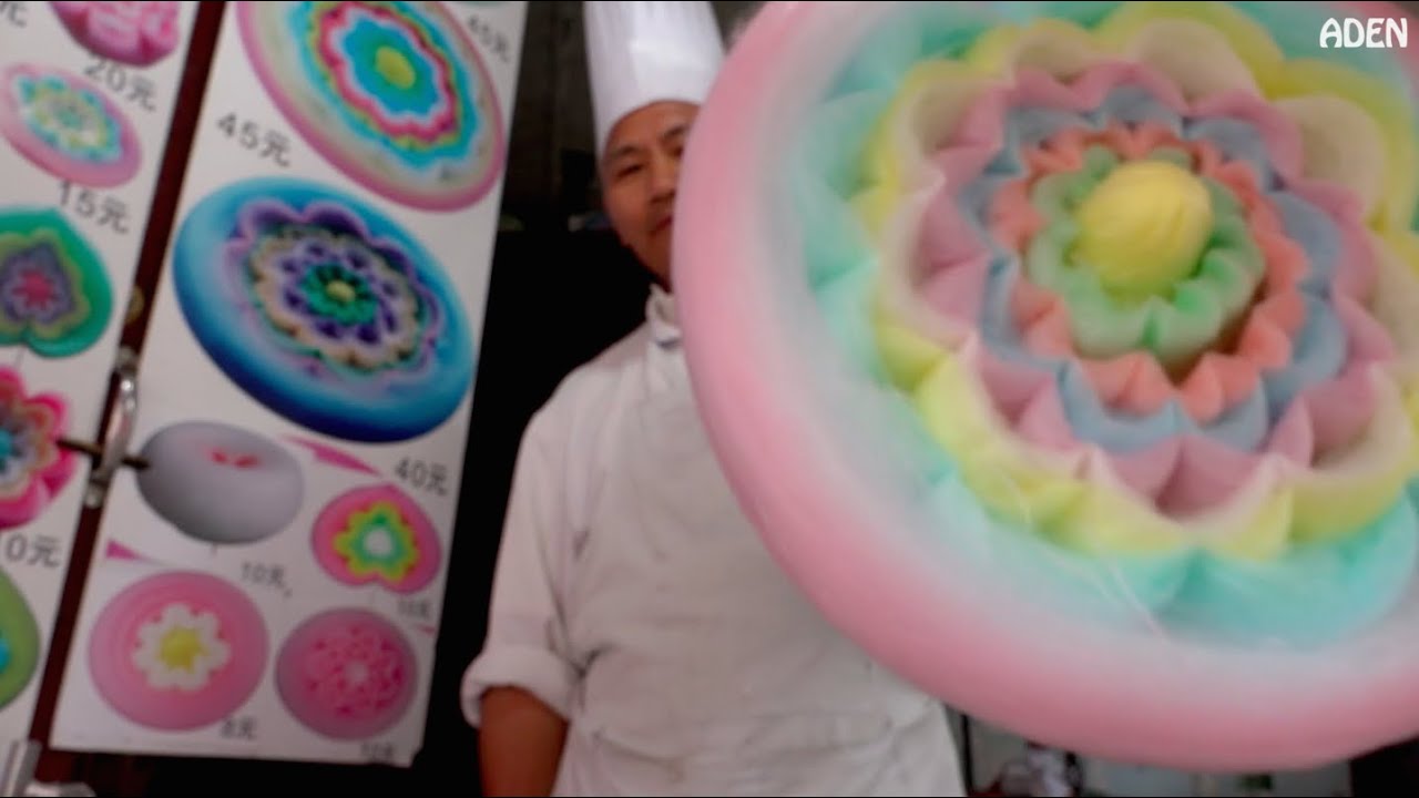 Giant Cotton Candy Flower | Aden Films