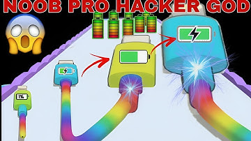 NOOB VS PRO VS HACKER VS GOD in Charge It Up