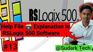 RSLogix 500 Programming Tutorial | help File Explanation | Sudark Tech #RSLogix