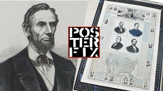 Abe Lincoln 1864 Presidential Campaign Poster Fix