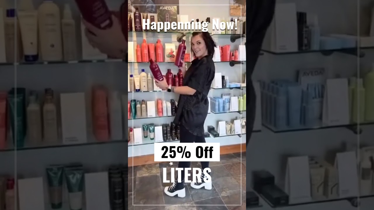 25% Off Aveda Liters