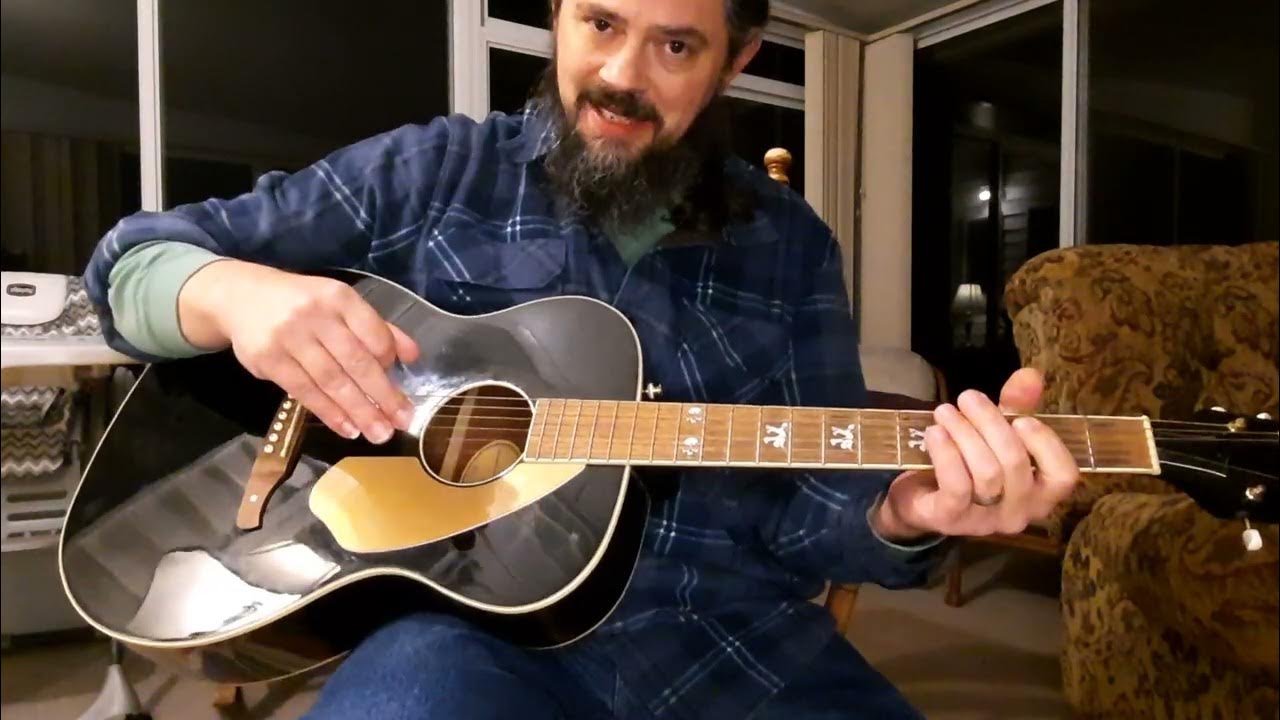 How to play HEARD IT THROUGH THE GRAPEVINE by CCR on acoustic guitar