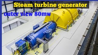 . Steam turbine generagor 80mw and looking how danger#tech torque99#power plant#work and callibation
