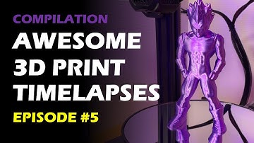 Ep 5: Satisfying 3D Printing Timelapse / Octolapse Compilation (Creality Ender 3 V2)