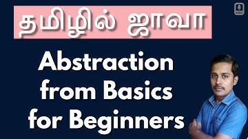 Java in Tamil - OOPs - Abstraction from Basics for Beginners - Muthuramalingam - Payilagam