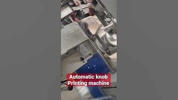 Automatic knobs pad printing machine