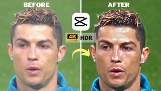 Capcut 4K quality tutorial How to convert low quality to 4K in easy way 4K HDR editing