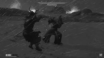 Kurosawa mode for the Duel of the Crashing Waves in Ghost of Tsushima and it looked so good