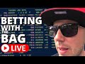 Sports Betting LIVE | Betting With The Bag | March 29, 2021 | NHL | NBA | Elite 8