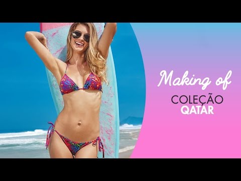 Moda praia DeMillus: making of da coleção Qatar