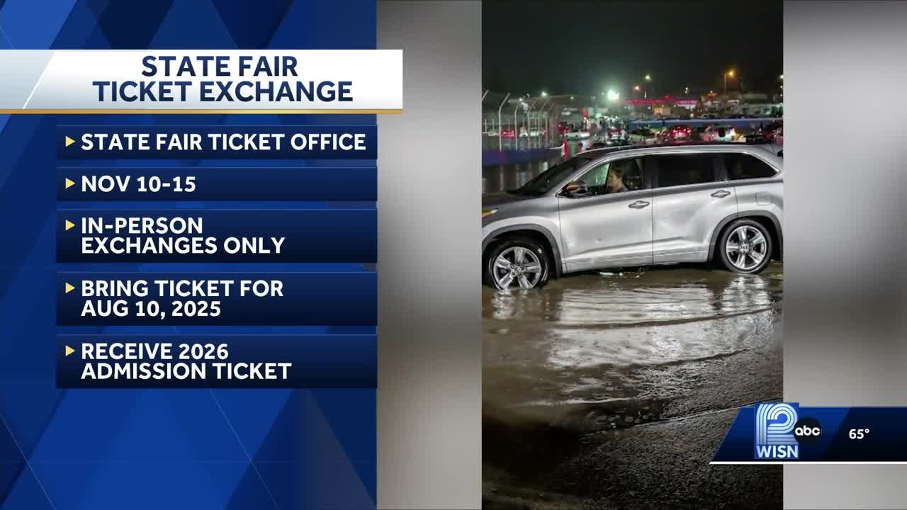 Wisconsin State Fair offers ticket exchange after early closure