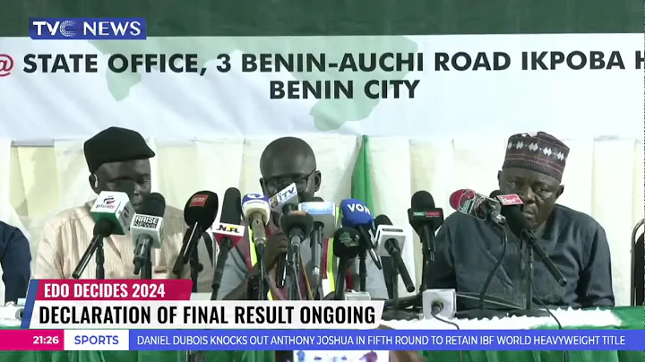 BREAKING: INEC Declares APC's Monday Okpebholo Winner Of Edo Election