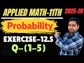 Conditional Probability, Ex-12.5(1-5), #maths Applied Maths Ml Agarwal Class-11th@sushantclasses6634