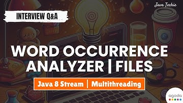 🔥 Java Q&A | Asked at Agoda - Streams & Multithreading | Find Nth Word Frequencies From Files