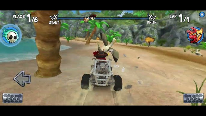 Gameplay jogando multiplayer Beach Buggy Racing 2 #beachbuggyracing #c