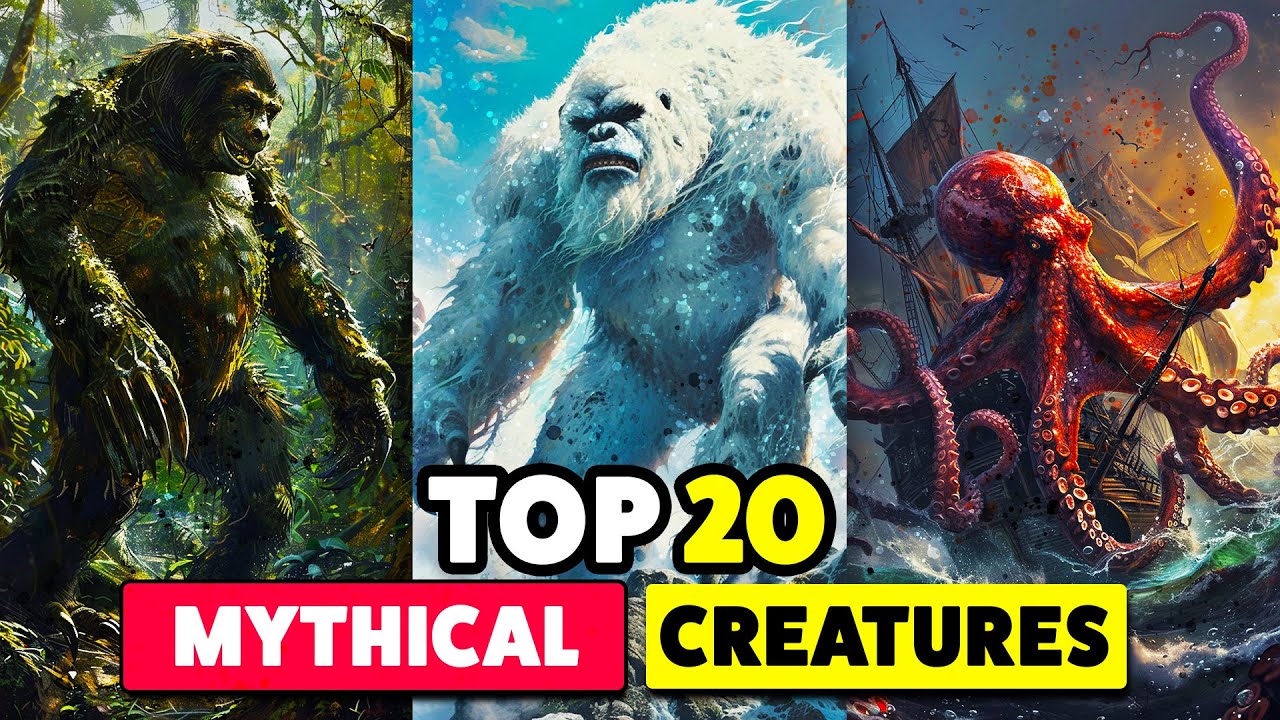 TOP 20 MYTHICAL CREATURES THAT MIGHT BE REAL! (SCARY PROOF) #scary # ...