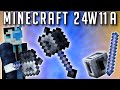 Minecraft snapshot 24w11a  nouvelle arme op  la mace 