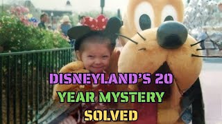 DISNEYLAND'S 20 YEAR MYSTERY SOLVED