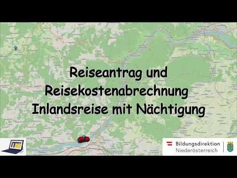 New RM-04 Reisekostenabrechnung Inlandsreise mit Nächtigung (4K)