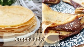 Crepes dolci - ricetta di Creativa in cucina