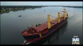 Sights and Sounds Drone Edition: Nordika Desgagnes on St. Marys River