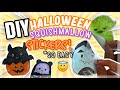 DIY HALLOWEEN SQUISHMALLOW STICKERS! *so easy!