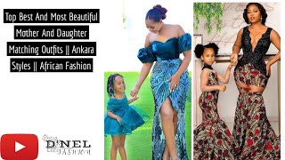 Top Best And Most Beautiful Mother And Daughter Matching Outfits | Ankara Styles | African Fashion screenshot 4