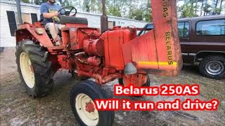 Belarus Tractor 250AS revival - Will it run and drive again?