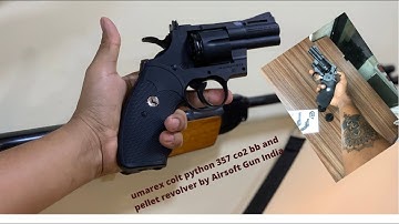 umarex colt python 357 co2 bb and pellet revolver by Airsoft Gun India