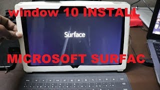 How to install Windows 10 on a surface Pro Fresh install