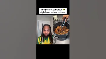 I Love Me Some Stewed Chicken Jamaicanfood 