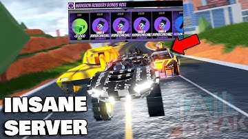 HYPERCHROME Grinding in a BILLIONAIRE Jailbreak Server | Roblox Jailbreak