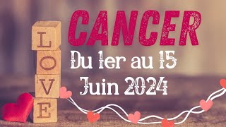 CANCER ❤️️ SENTIMENTAL du 1er au 15 JUIN. Engagement et Bonheur, OUI Vous Y Avez Droit.