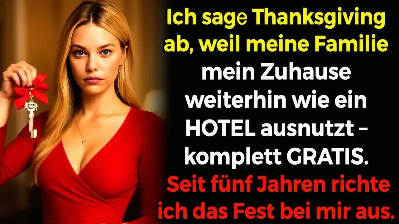 Ich lehne ab, Thanksgiving zu veranstalten, weil meine Familie mein Haus weiter als … nutzt