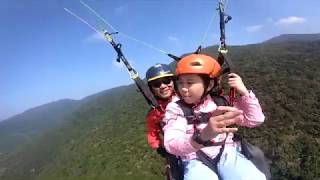 Ms Ha My Tandem Paragliding in Son Tra Da Nang Viet Nam !!!! 4K