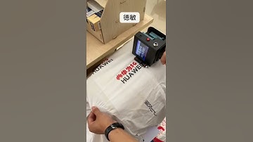 Huawei 5G | In logo lên áo thun | Máy in cầm tay logo lên áo thun chi phí thấp 0962537439