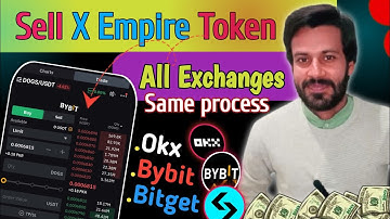 X Empire token sell kaise kare  |  bitget&OKX& Bybit | X empire token price | MB 628