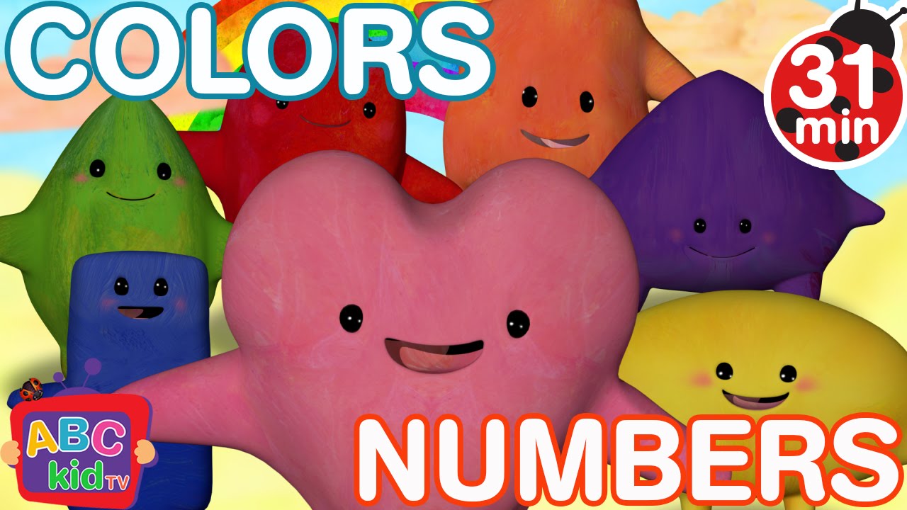 Color Song and Numbers Song | Cocomelon (ABCkidTV) Nursery Rhymes